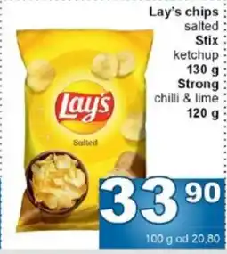 Jip Lay's chips nabídka