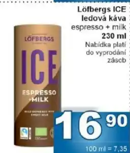 Jip Löfbergs ICE ledová káva nabídka