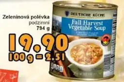 Jip Zeleninová polévka nabídka