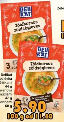 Jip Delikat polévka nabídka