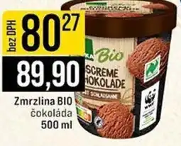 Jip Zmrzlina BIO čokoláda nabídka