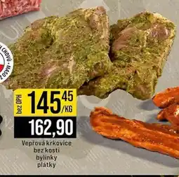 Jip Vepřová krkovice bez kosti bylinky plátky nabídka
