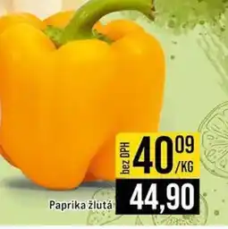 Jip Paprika žlutá nabídka