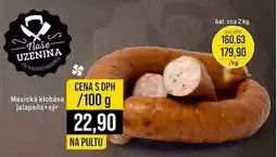 Jip Mexická klobása jalapeño+sýr nabídka