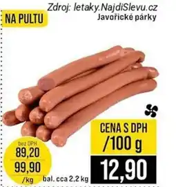 Jip Javořické párky nabídka