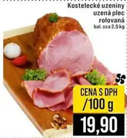 Jip Kostelecké uzeniny uzená plec rolovaná nabídka