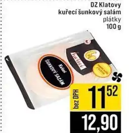 Jip DZ Klatovy kuřecí šunkový salám nabídka