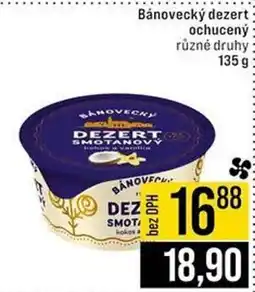 Jip Bánovecký dezert ochucený nabídka