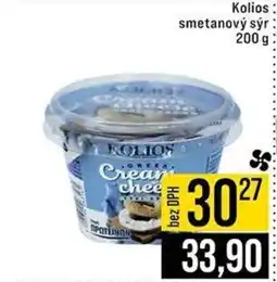Jip Kolios smetanový sýr nabídka