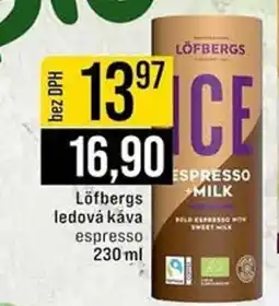 Jip Löfbergs ledová káva nabídka