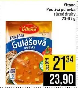 Jip Vitana Poctivá polévka nabídka
