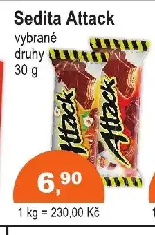 COOP DISKONT Sedita Attack vybrané druhy nabídka