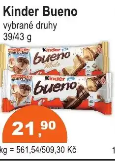 COOP DISKONT Kinder Bueno nabídka