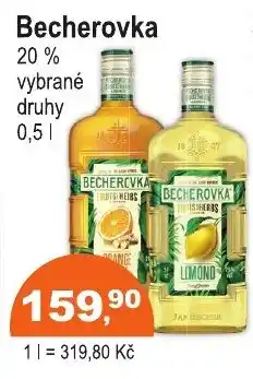 COOP DISKONT Becherovka nabídka