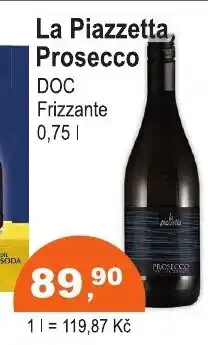 COOP DISKONT La Piazzetta, Prosecco nabídka