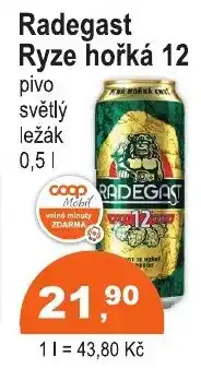 COOP DISKONT Radegast Ryze hořká 12 nabídka