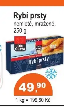 COOP DISKONT Rybí prsty nabídka