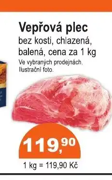 COOP DISKONT Vepřová plec nabídka