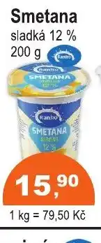 COOP DISKONT Smetana sladká 12 % nabídka