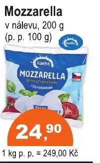 COOP DISKONT Mozzarellav nálevu nabídka