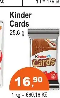COOP DISKONT Kinder Cards nabídka