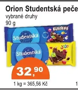 COOP DISKONT Orion Studentská pečeť nabídka