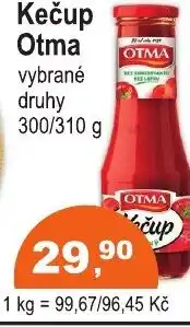 COOP DISKONT Kečup Otma nabídka