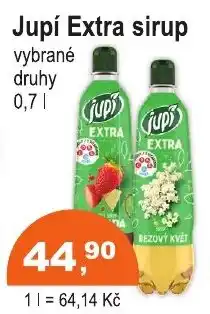 COOP DISKONT Jupí extra sirup nabídka