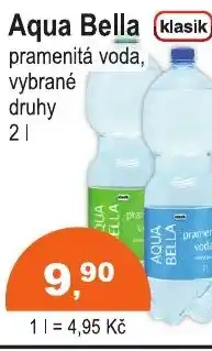 COOP DISKONT Aqua Bella klasik nabídka