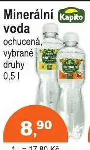COOP DISKONT Minerální kapito voda nabídka
