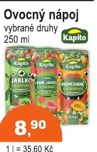 COOP DISKONT Ovocný nápoj nabídka