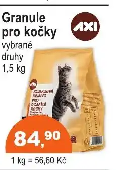 COOP DISKONT Granule pro kočky vybrané druhy nabídka
