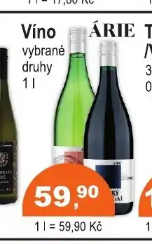 COOP DISKONT Víno vybrané druhy nabídka