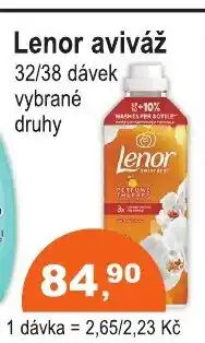 COOP DISKONT Lenor aviváž nabídka
