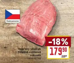 Billa Vepřový váleček falešná svíčková vakuum nabídka