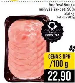 Jip Vepřová šunka nejvyšší jakosti 90% plátky nabídka