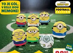 Billa Minions Football Edition nabídka