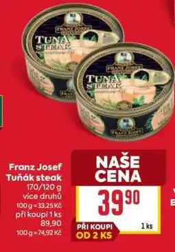 Billa Franz Josef Tuňák steak nabídka