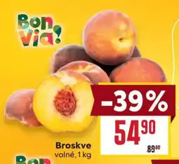 Billa Broskve volné 1 kg nabídka