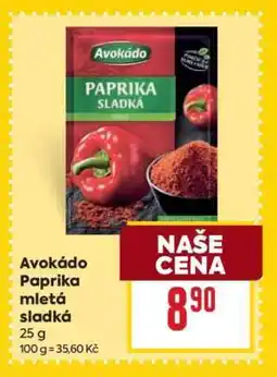 Billa Avokádo Paprika mletá sladká nabídka