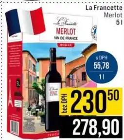 Jip La Francette Merlot 5 l nabídka