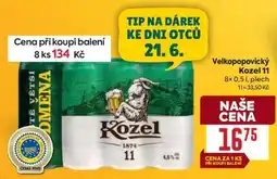 Billa Velkopopovický Kozel 11 nabídka