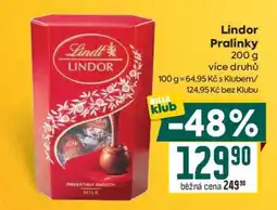 Billa Lindor pralinky nabídka