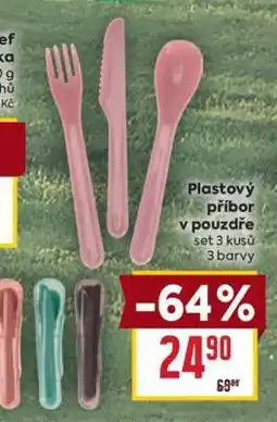 Billa Plastový příbor v pouzdře nabídka
