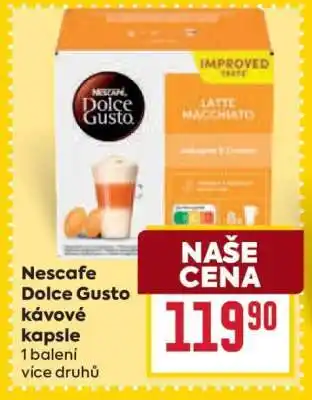 Billa Nescafé Dolce Gusto kávové kapsle nabídka