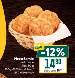 Billa Pizza žemle nabídka