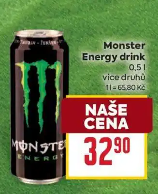 Billa Monster Energy drink nabídka