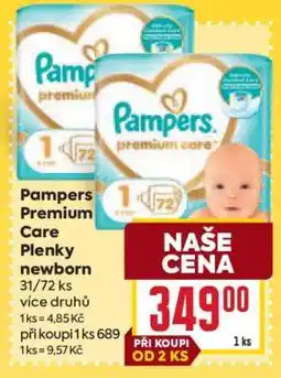 Billa Pampers Premium Care Plenky newborn nabídka