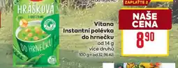 Billa Vitana Instantní polévka Do hrnečku nabídka