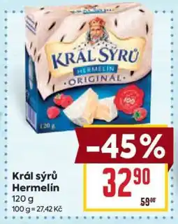 Billa Král Sýrů Hermelín nabídka
